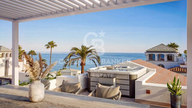 Exclusive Renovated Beachfront Penthouse on the New Golden Mile