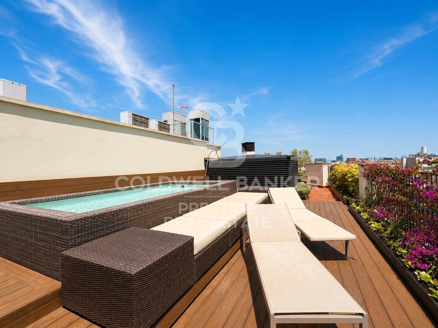 Ático de lujo en venta en el Eixample con amplias terrazas