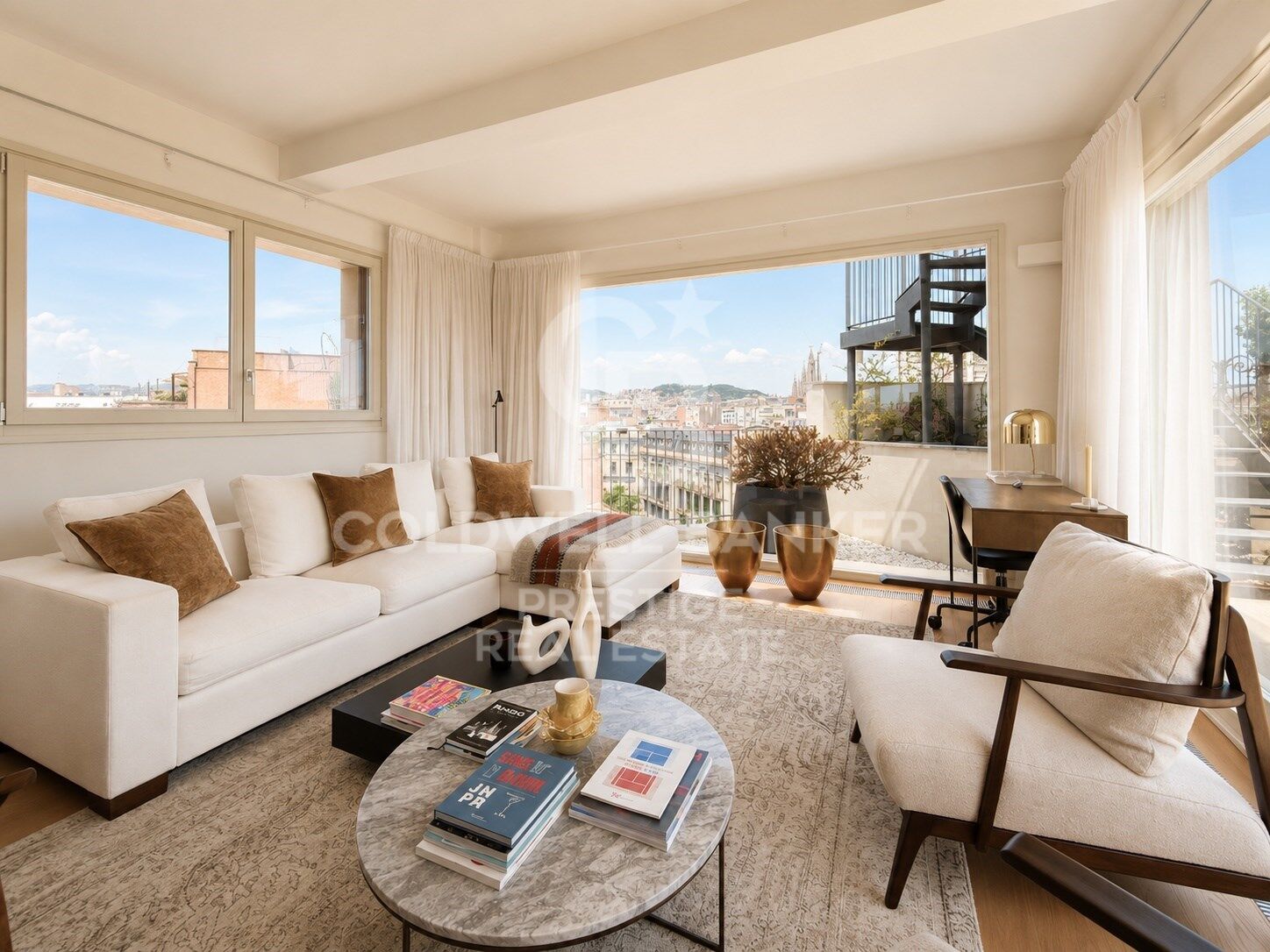 Ático de lujo en venta en el Eixample con amplias terrazas