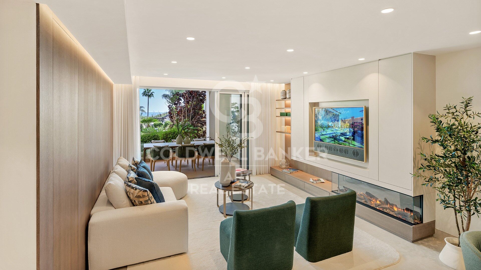 Elegante renovierte Wohnung mit privater Terrasse und Meerblick