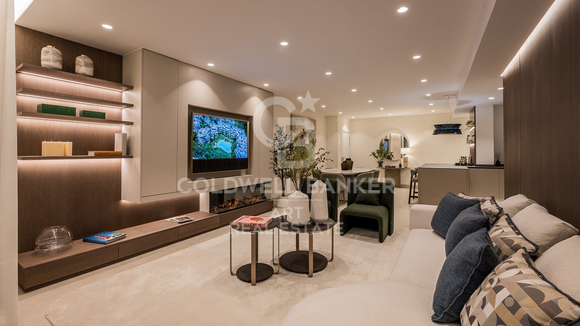 Elegante renovierte Wohnung mit privater Terrasse und Meerblick