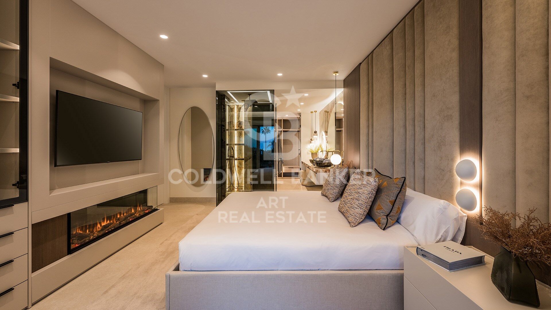 Elegante renovierte Wohnung mit privater Terrasse und Meerblick