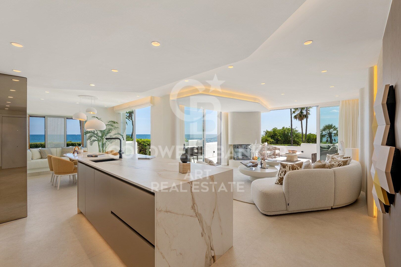 Exclusive Contemporary Beachfront Residence in Alcazaba Beach