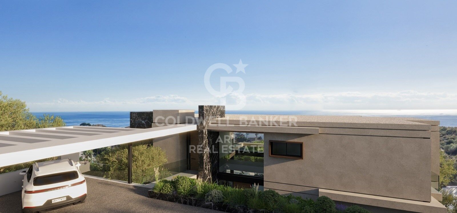 Einzigartige Gelegenheit, ein Grundstück mit einem Projekt mit Panoramablick auf das Meer zu erwerben