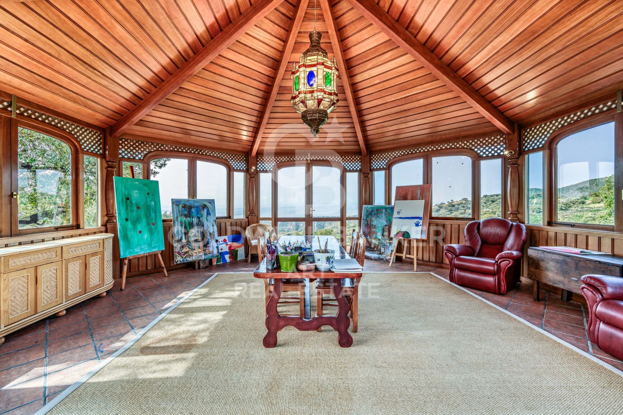 Finca de luxe avec vue panoramique sur la mer à La Mairena