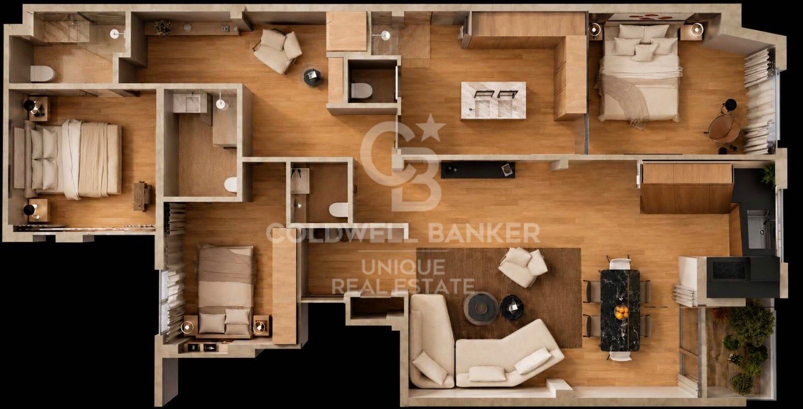 Un espace conçu selon les plus hauts standards du luxe, pensé pour favoriser le bien-être de ceux qu
