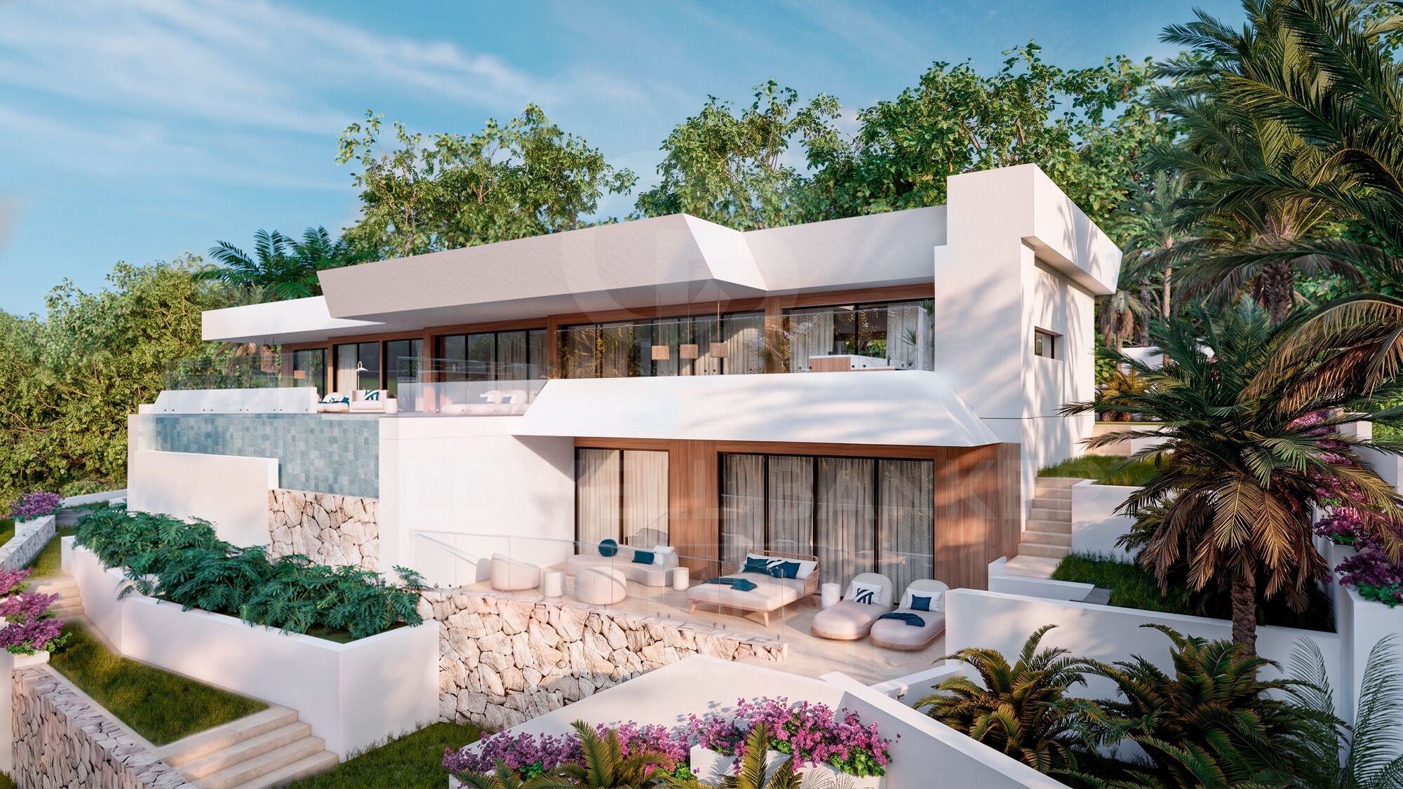 Icône de la Villa | Villa de luxe contemporaine exclusive avec une vue sur la mer à couper le souffle