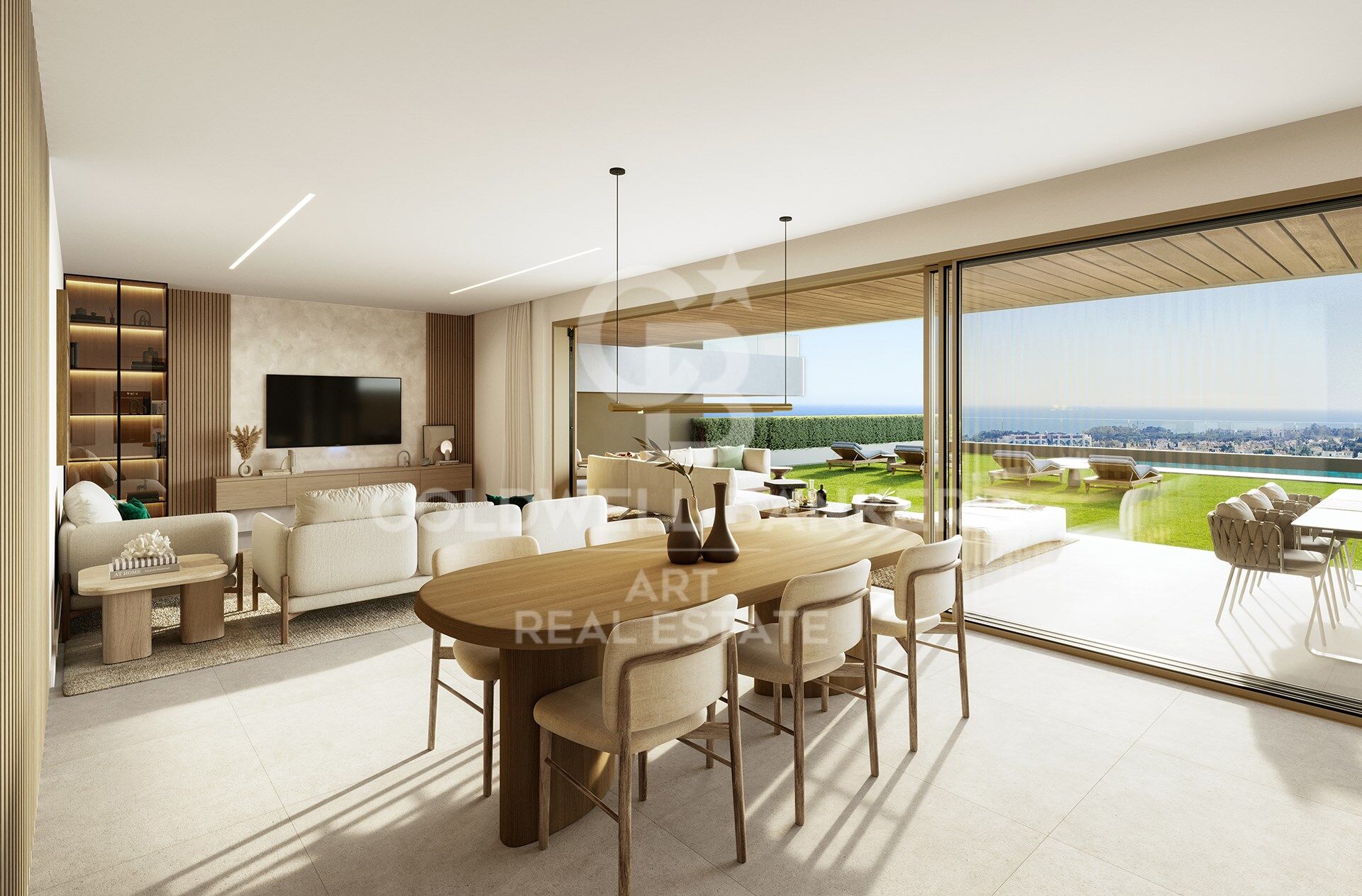 Moderne Apartments in der Gegend von El Campanario in Estepona