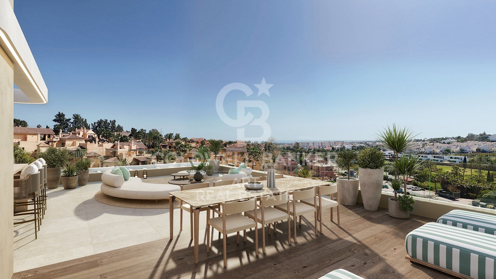 Moderne Apartments in der Gegend von El Campanario in Estepona