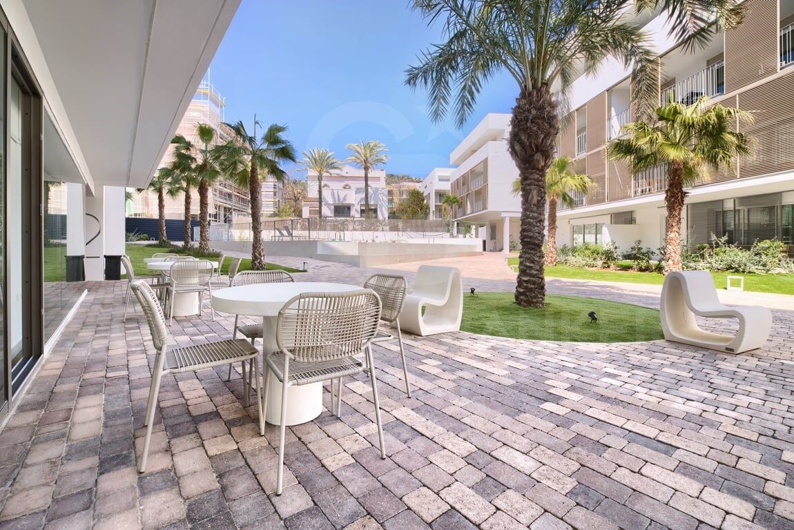 Nouvel appartement en construction orienté au sud et installations complètes à côté du port de Jávea