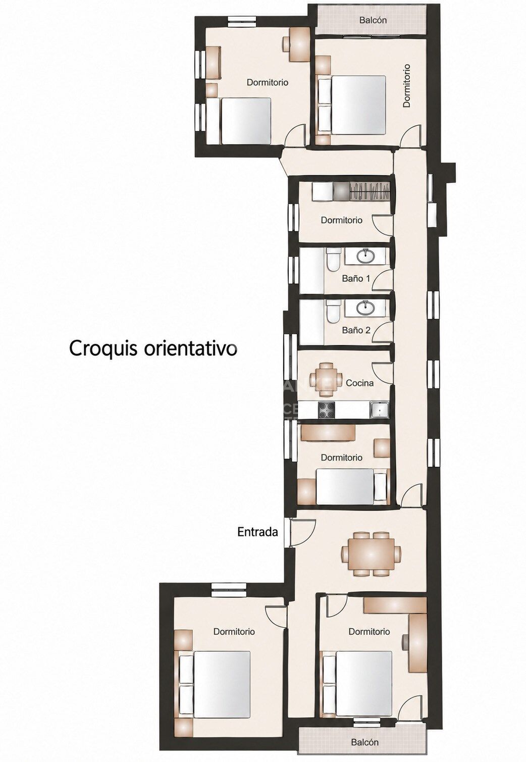 Investition mit sofortiger Rendite: 150 m² große Wohnung mit Blick auf das Turia-Flussbett