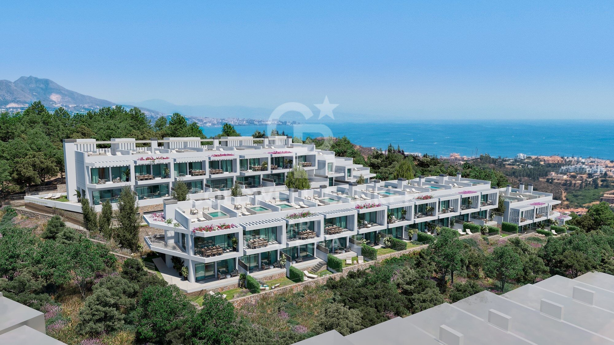 Designer Villas with Sea Views in El Chaparral, Mijas