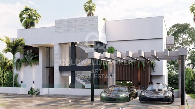 Exklusive Designervilla mit Meerblick in der Nähe von Puerto Banús