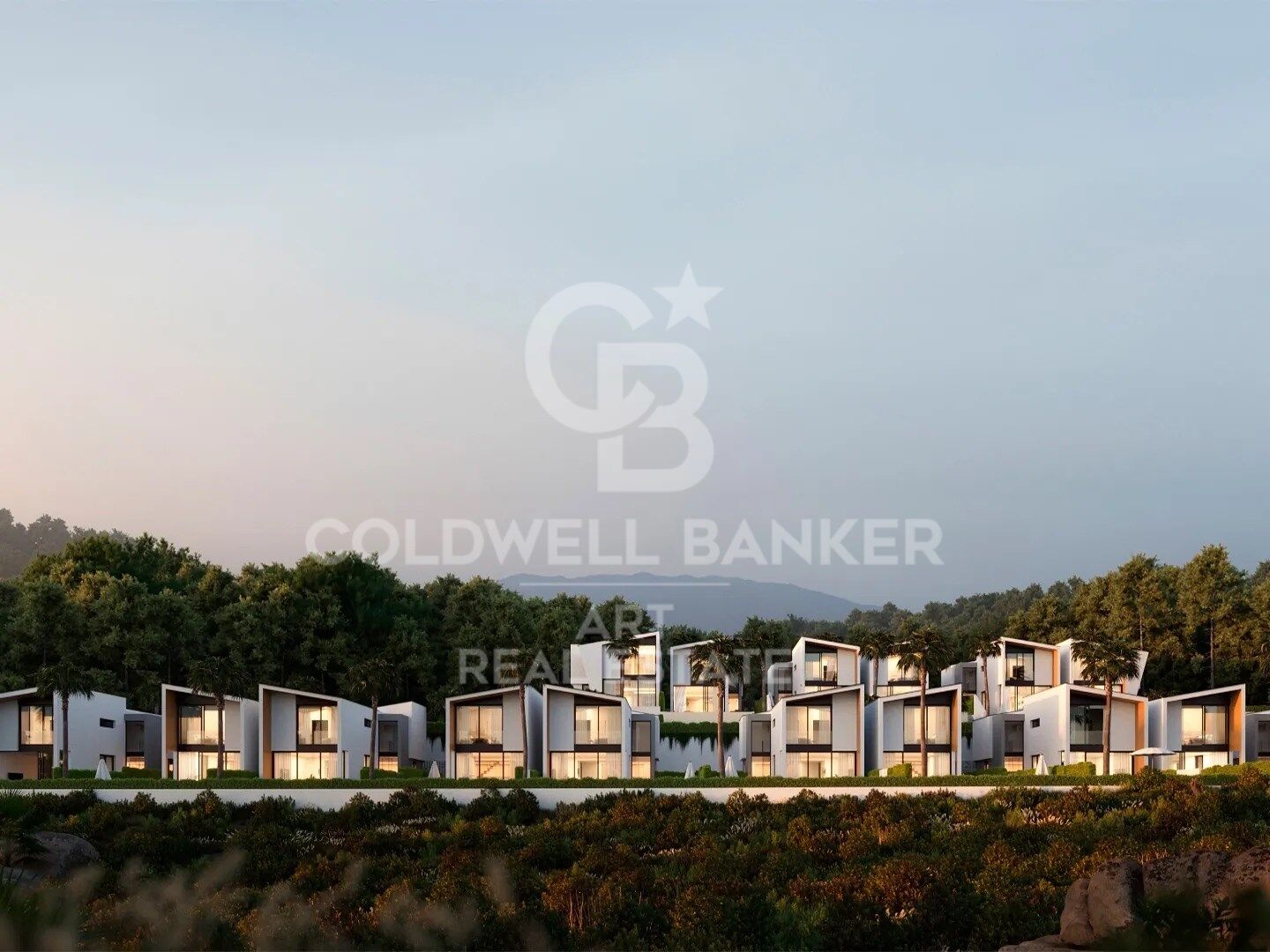 Exclusive development of detached villas located just 500 metres from the beach