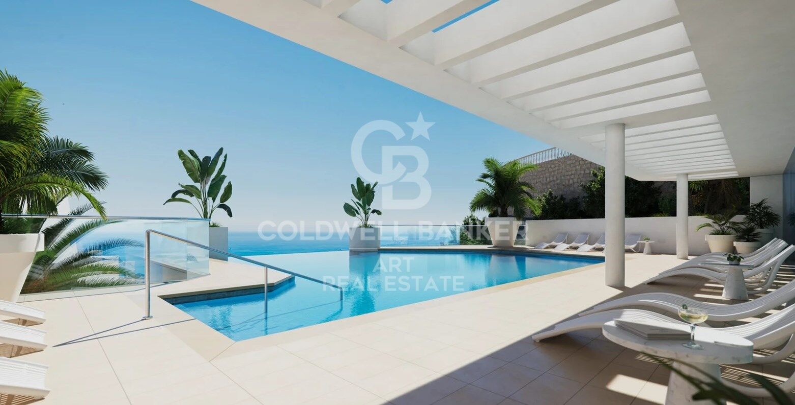 Spektakuläre Apartments mit Panoramablick auf das Mittelmeer in Benalmádena