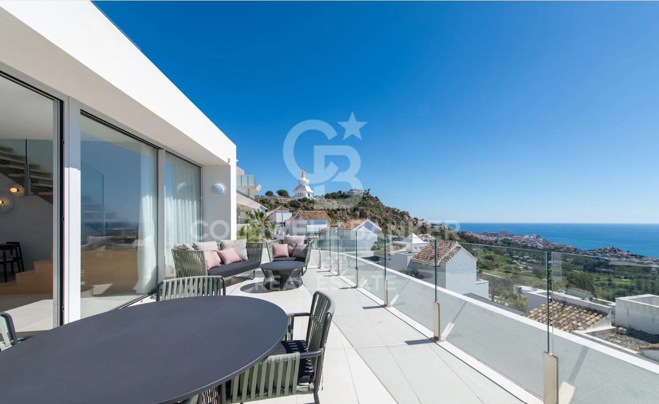 Spektakuläre Apartments mit Panoramablick auf das Mittelmeer in Benalmádena