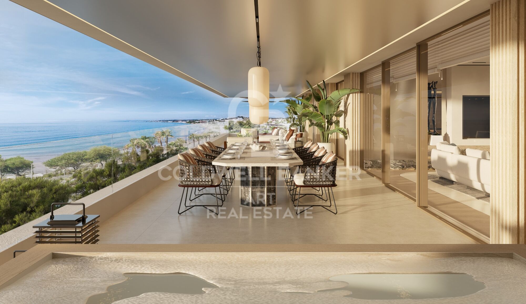 Luxusresidenzen in erster Meereslinie in Estepona