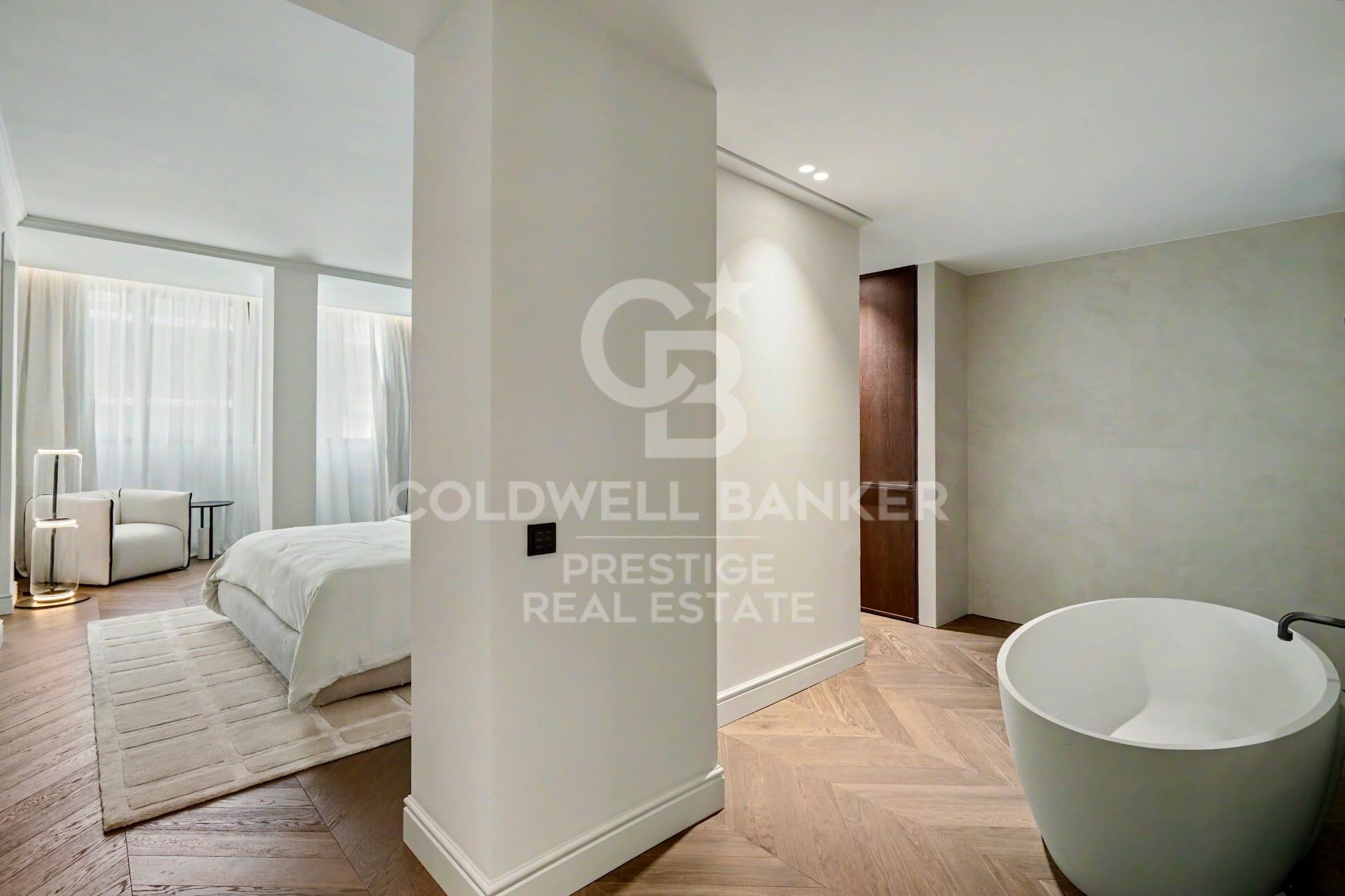 Exclusiva vivienda de lujo reformada con terraza y suite con hammam en Turó Park, Barcelona