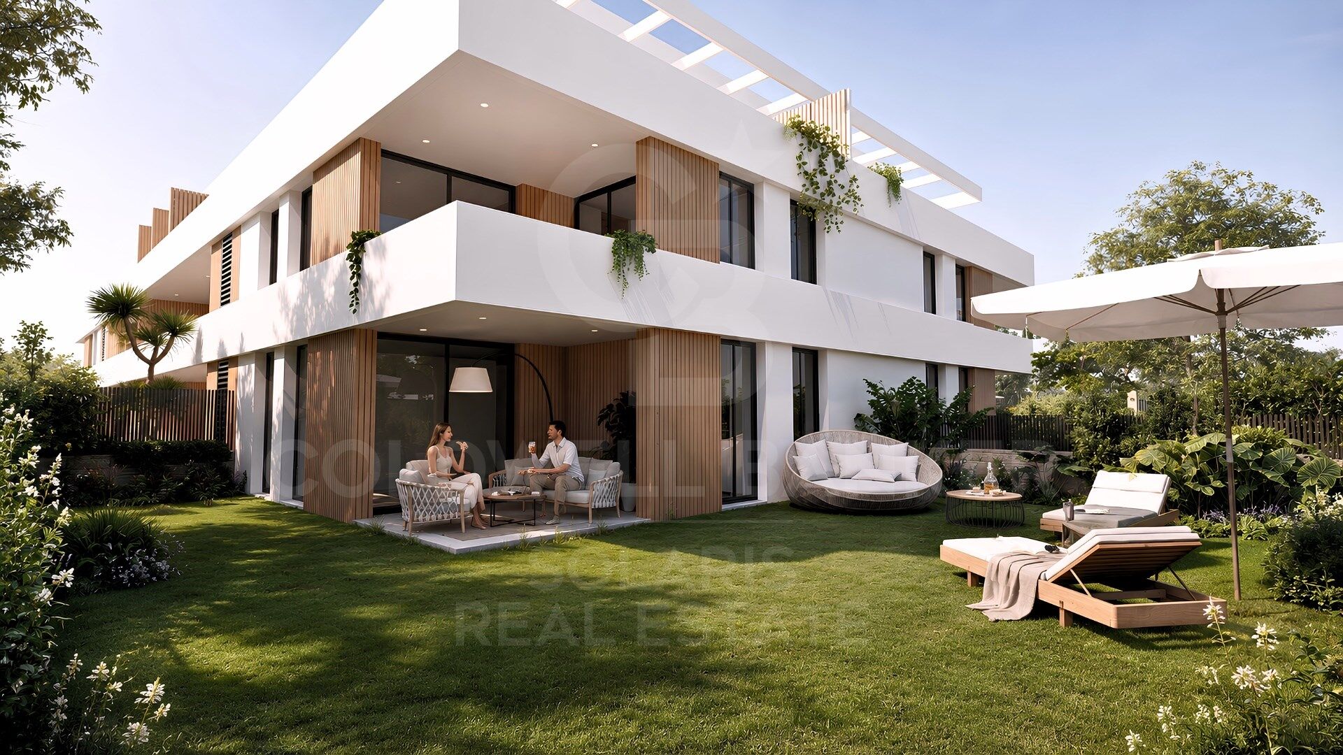 Exclusive ground floor apartments with private garden in new build boutique residential in Jávea