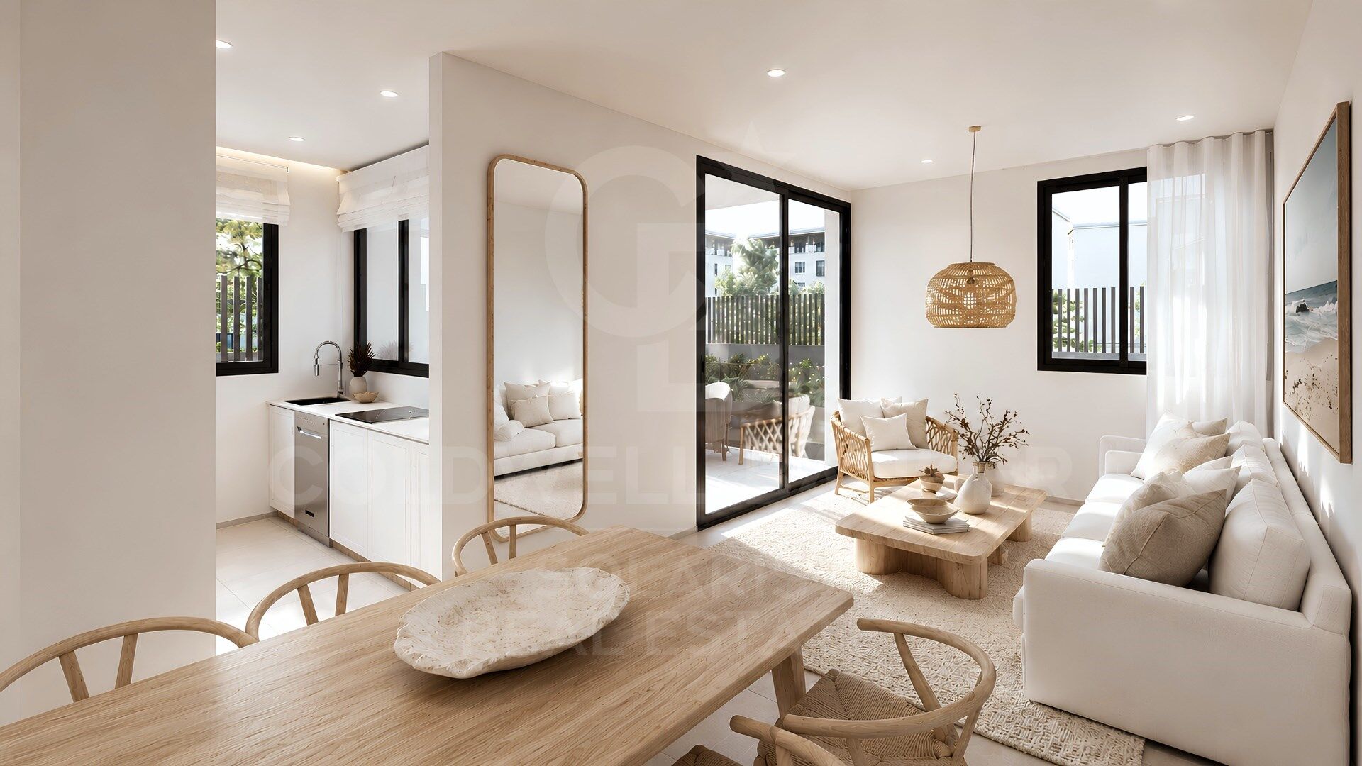 Exclusive ground floor apartments with private garden in new build boutique residential in Jávea