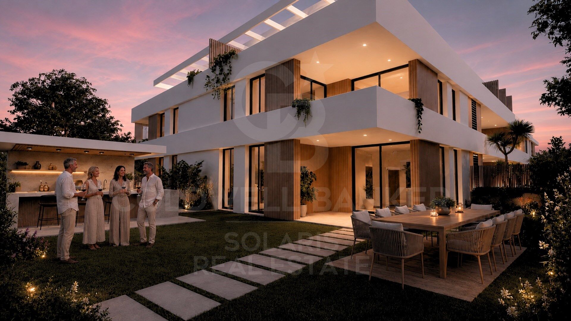 Exclusive ground floor apartments with private garden in new build boutique residential in Jávea