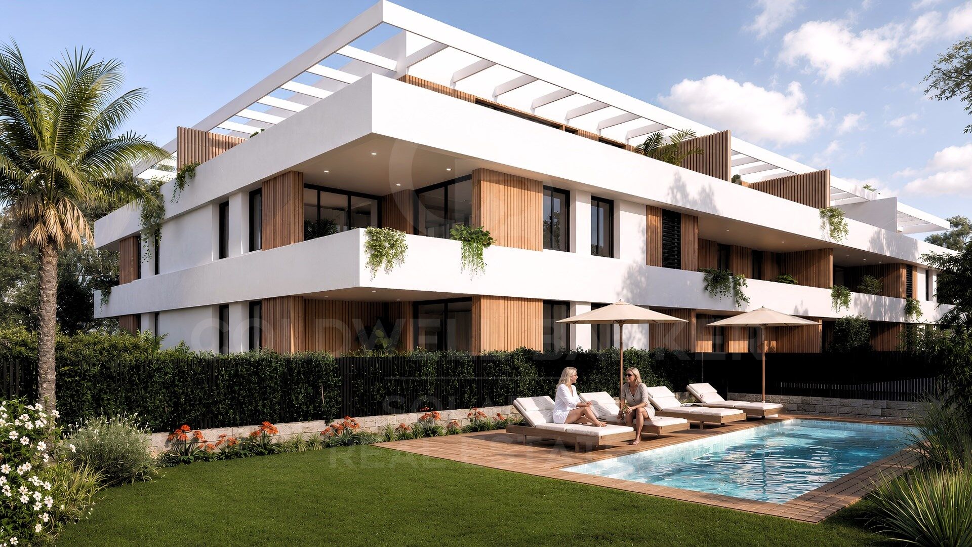 Exclusive ground floor apartments with private garden in new build boutique residential in Jávea