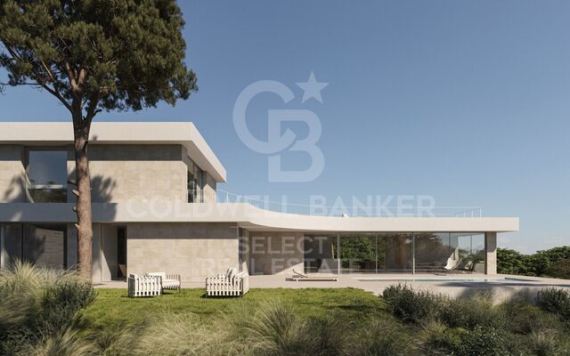 FABULOSA PARCELA EN BELLATERRA CON PROYECTO VANGUARDISTA Y LICENCIA DE OBRAS, LISTA PARA CONSTRUIR