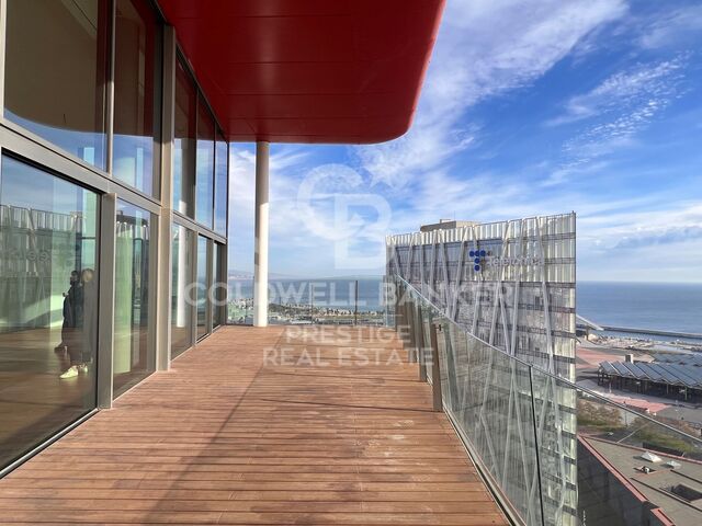 Duplex Sky Villa with Spectacular Terraces at Antares Barcelona