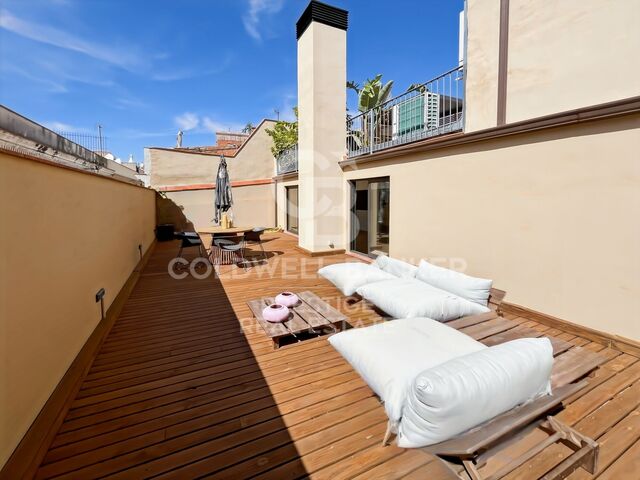 Ático con terraza privada de casi 50 m² junto a Port Vell