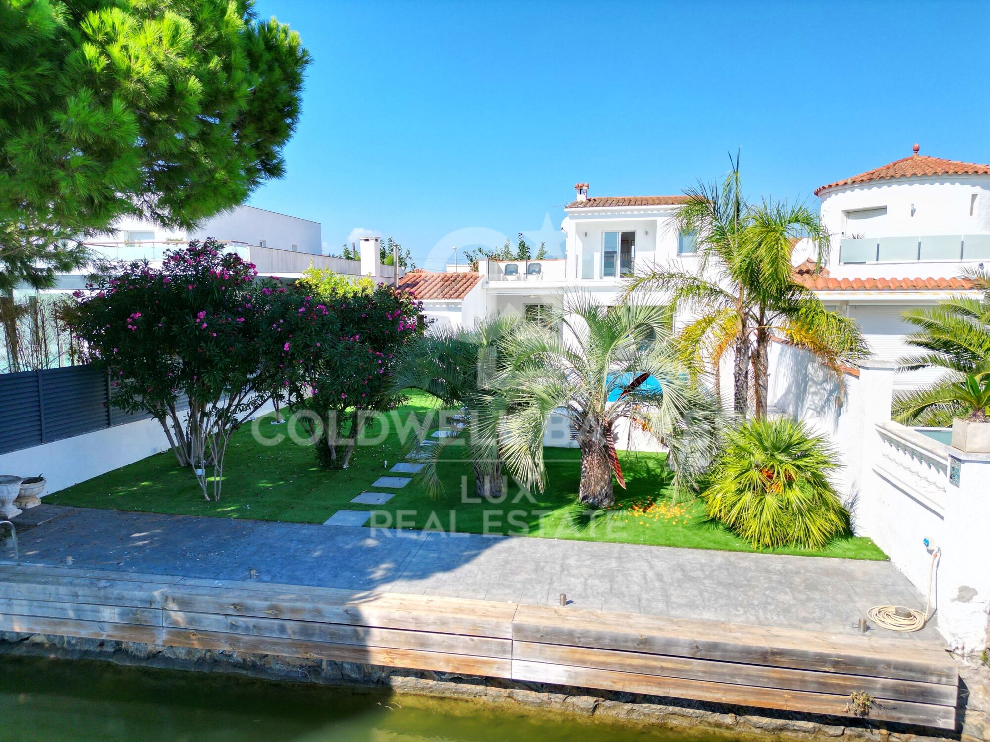 Casa en el canal con amarre de 12,5 m, orientación sur