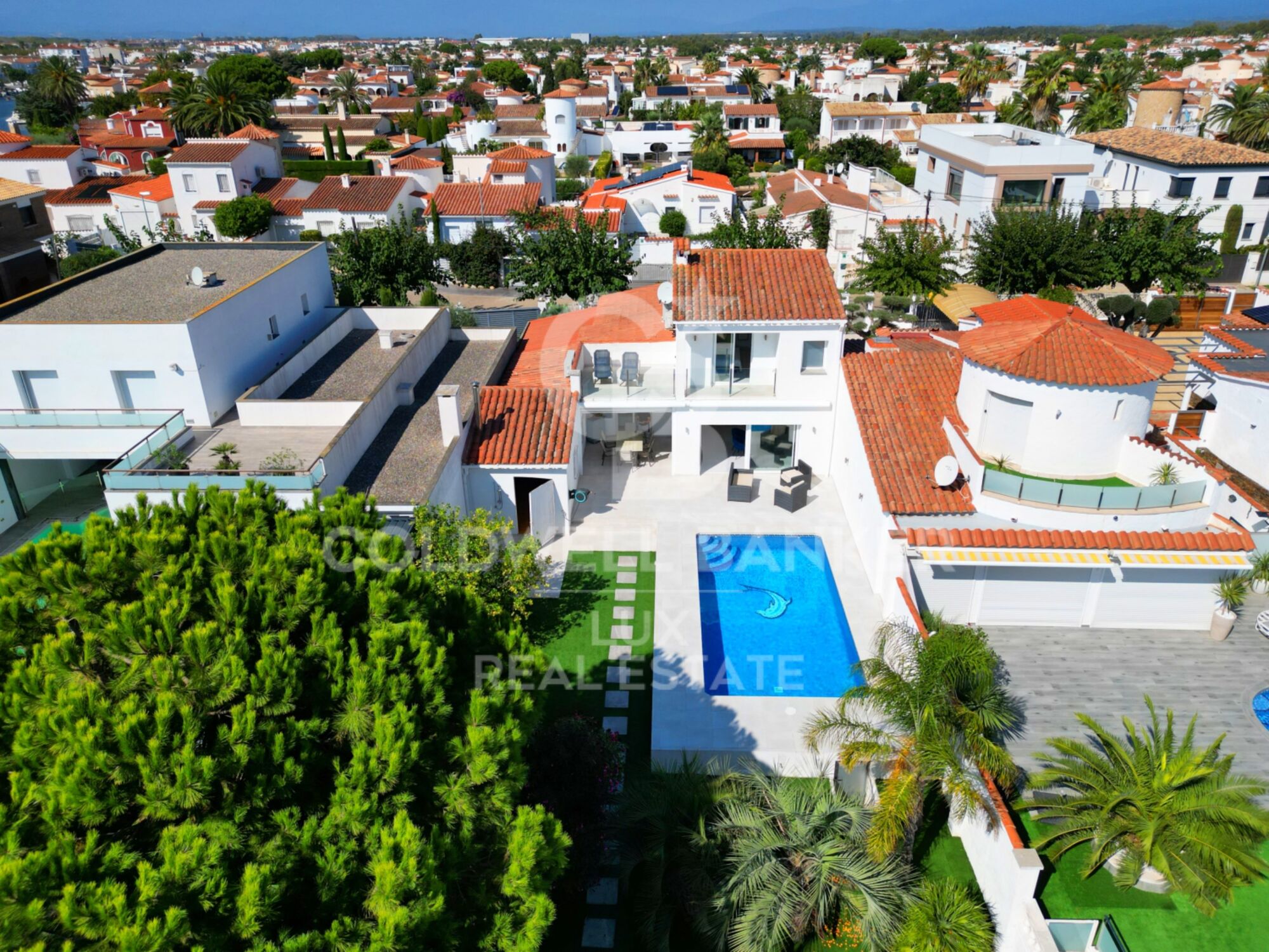 Casa en el canal con amarre de 12,5 m, orientación sur