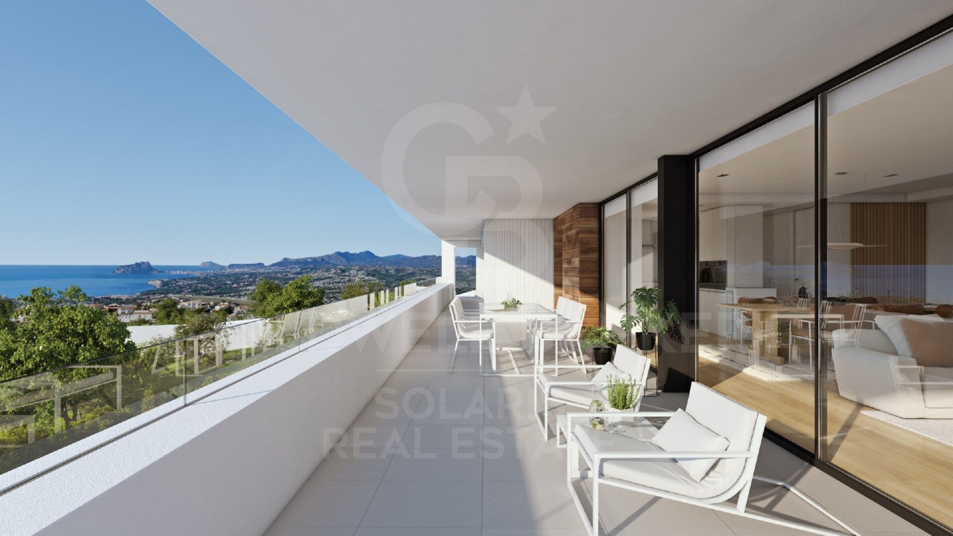 Villa Brisa del Mar de 3 dormitorios con vistas al mar en Cumbre del Sol