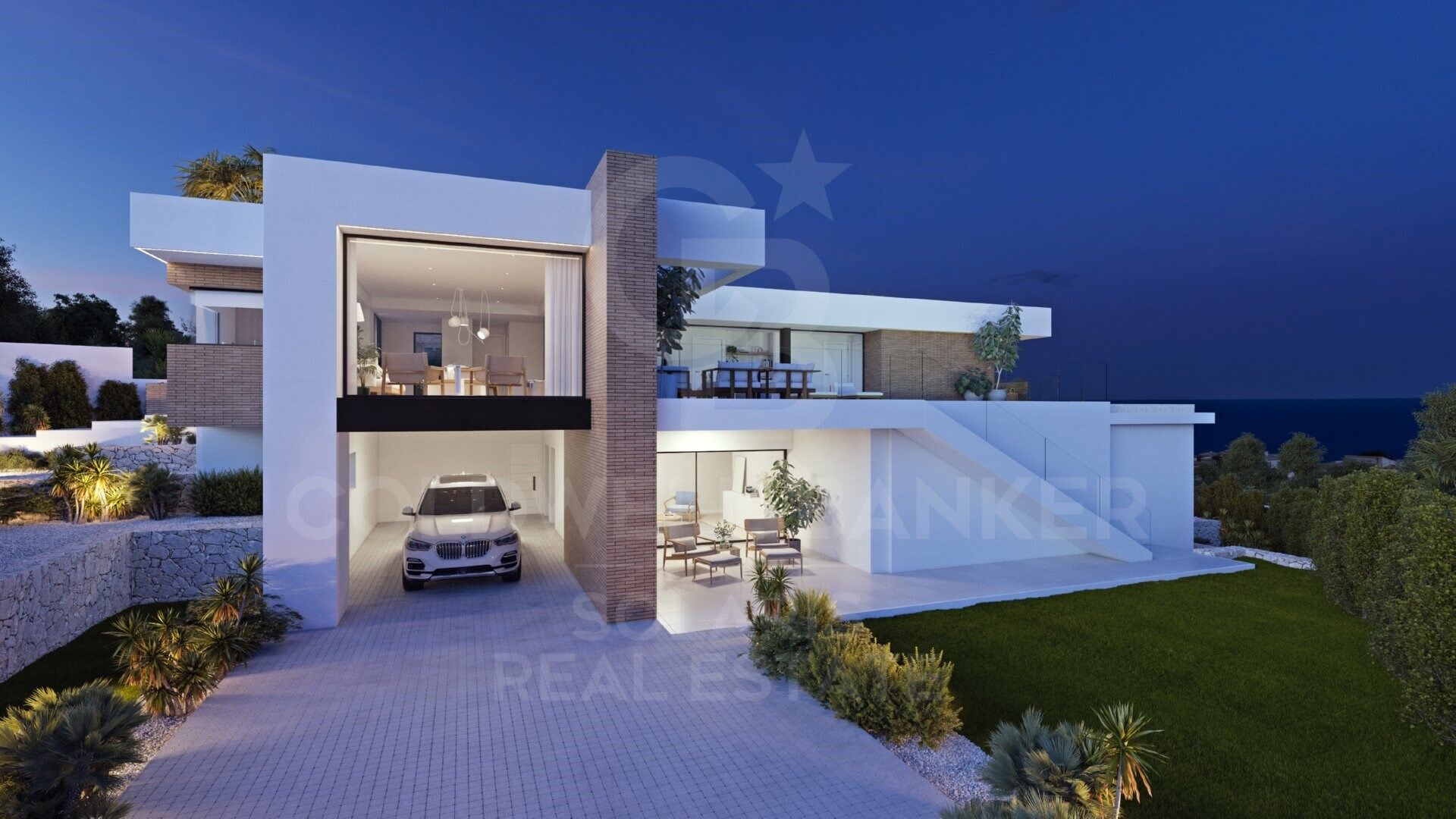 Luxury 3 bedroom villa with sea views in Cumbre del Sol