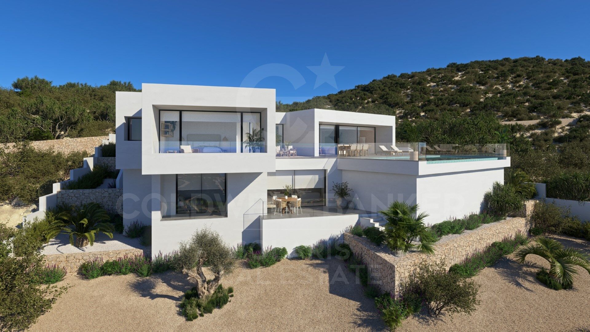 Luxury 3 bedroom villa with sea views in Cumbre del Sol