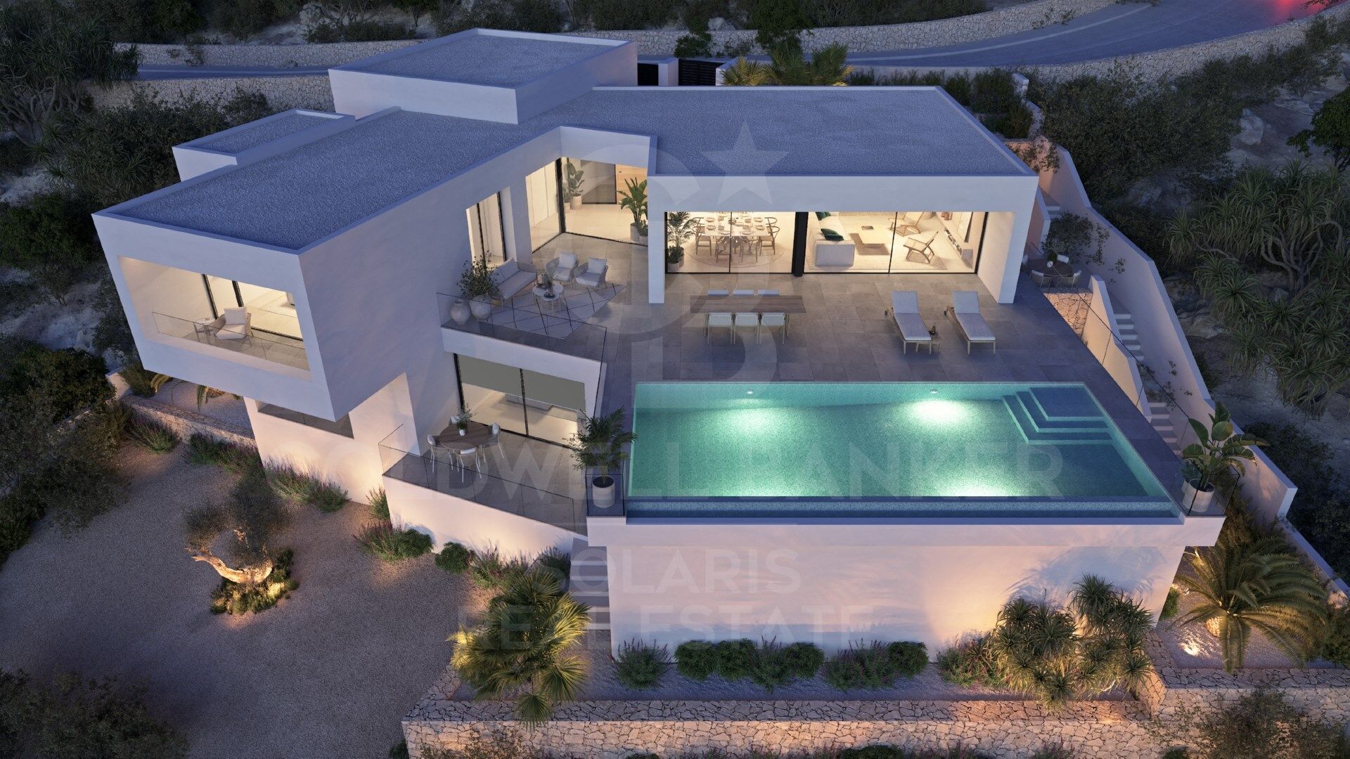 Luxuriöse Villa mit 3 Schlafzimmern und Meerblick in Cumbre del Sol