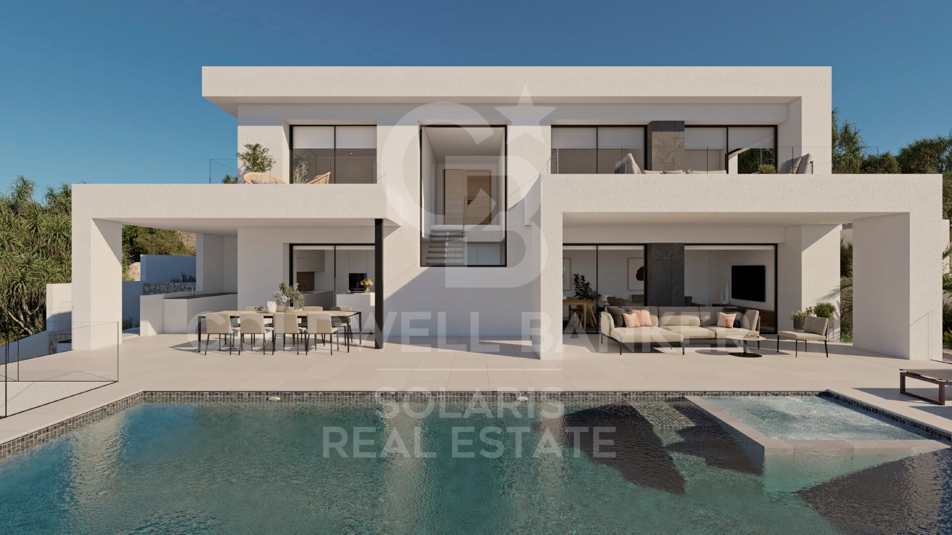 Magnifique villa de 3 chambres avec vue sur la mer à Benitachell