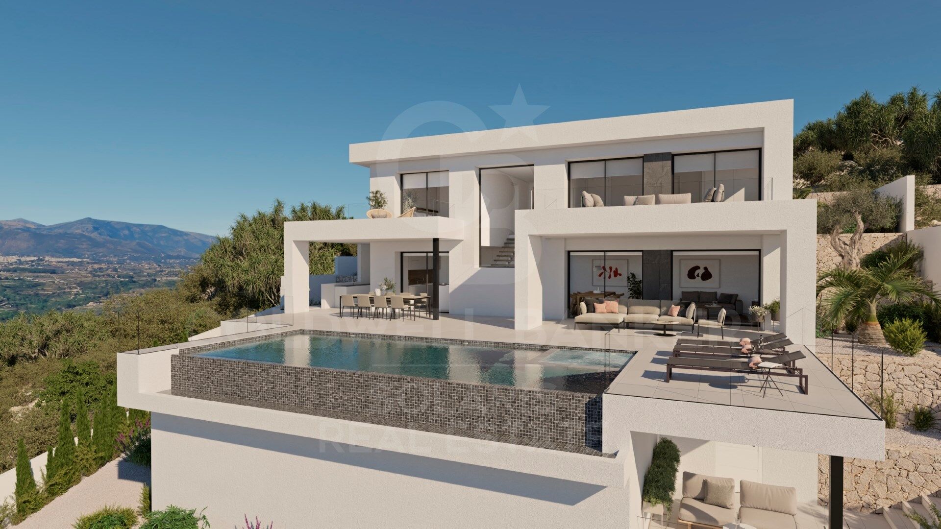 Prächtige Villa mit 3 Schlafzimmern und Meerblick in Benitachell