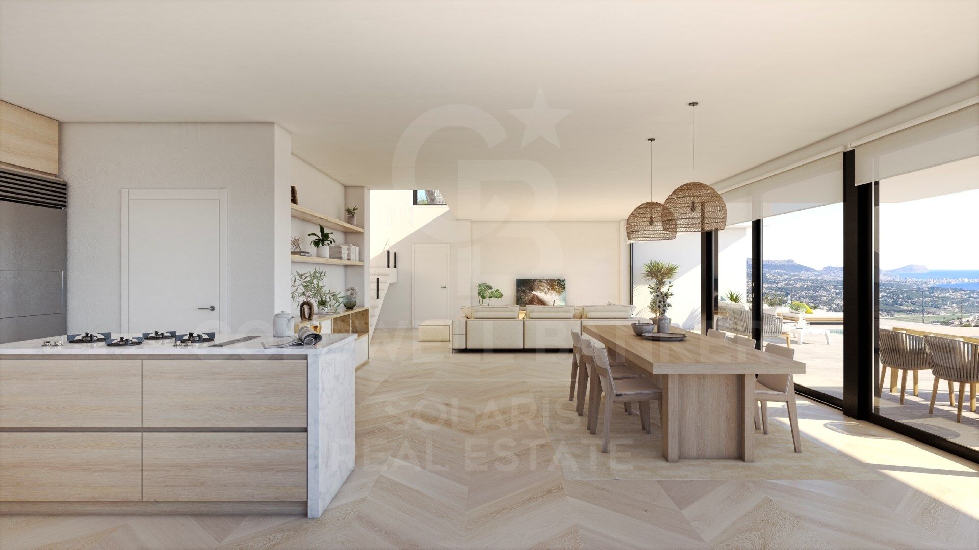 Modern luxury villa with sea views in Cumbre del Sol