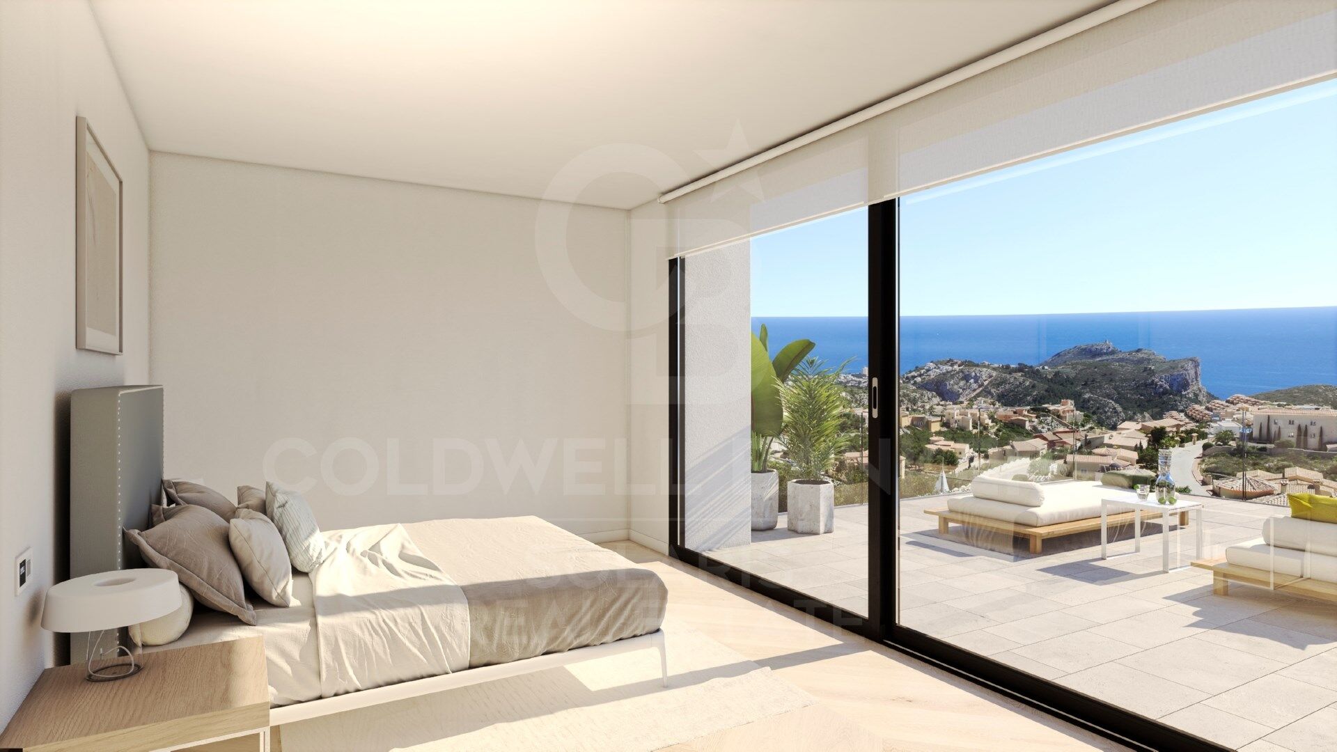 Moderne Luxusvilla mit Meerblick in Cumbre del Sol
