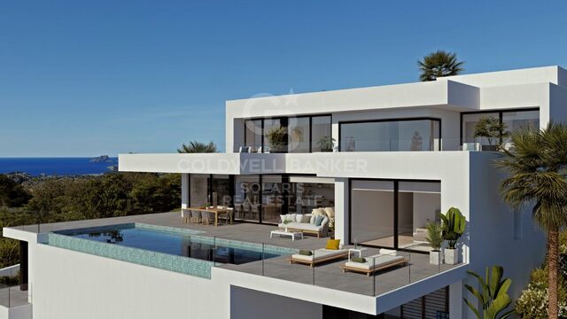 Villa de luxe moderne avec vue sur la mer à Cumbre del Sol