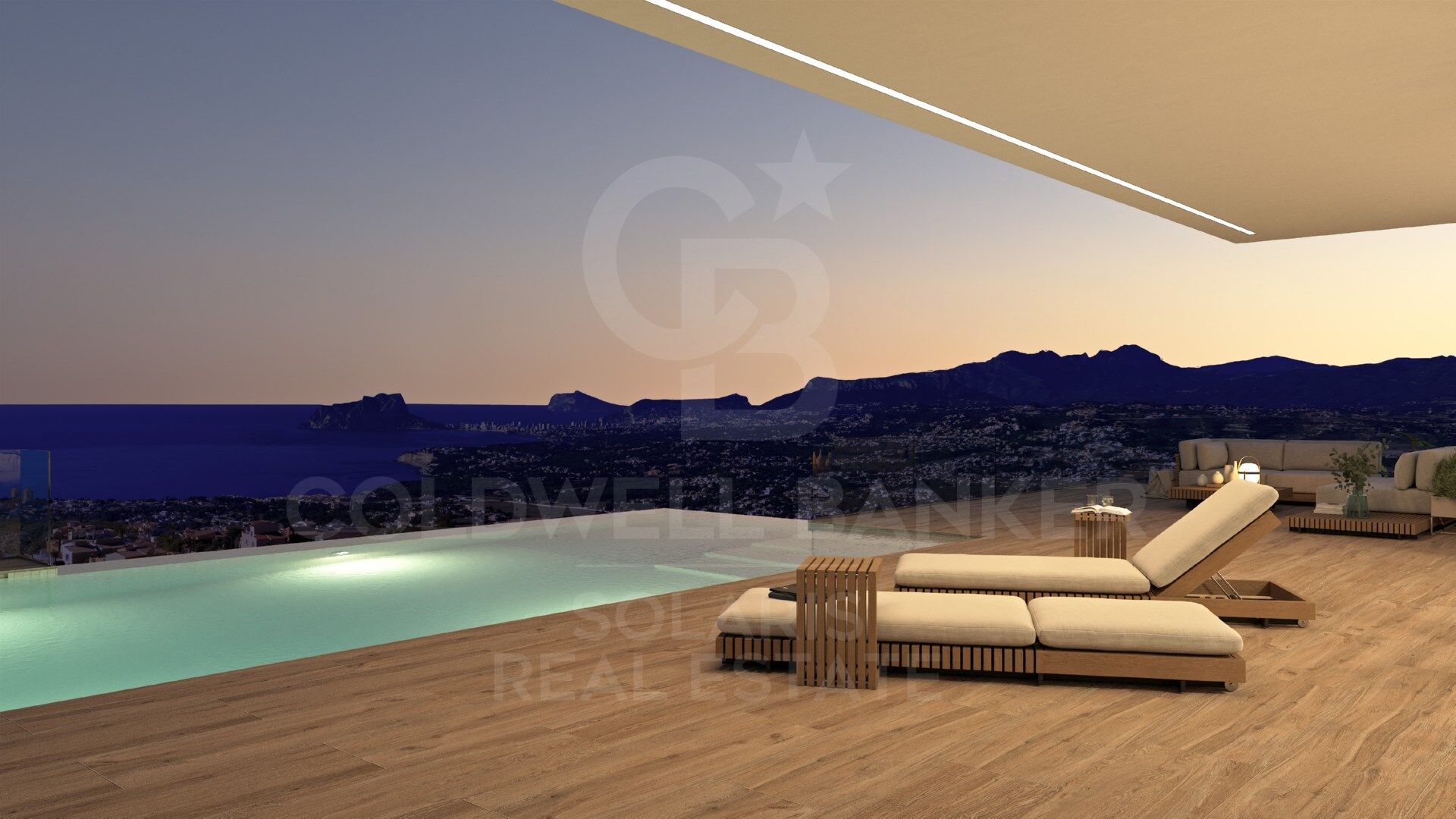 Luxury villa with spectacular sea views in Cumbre del Sol