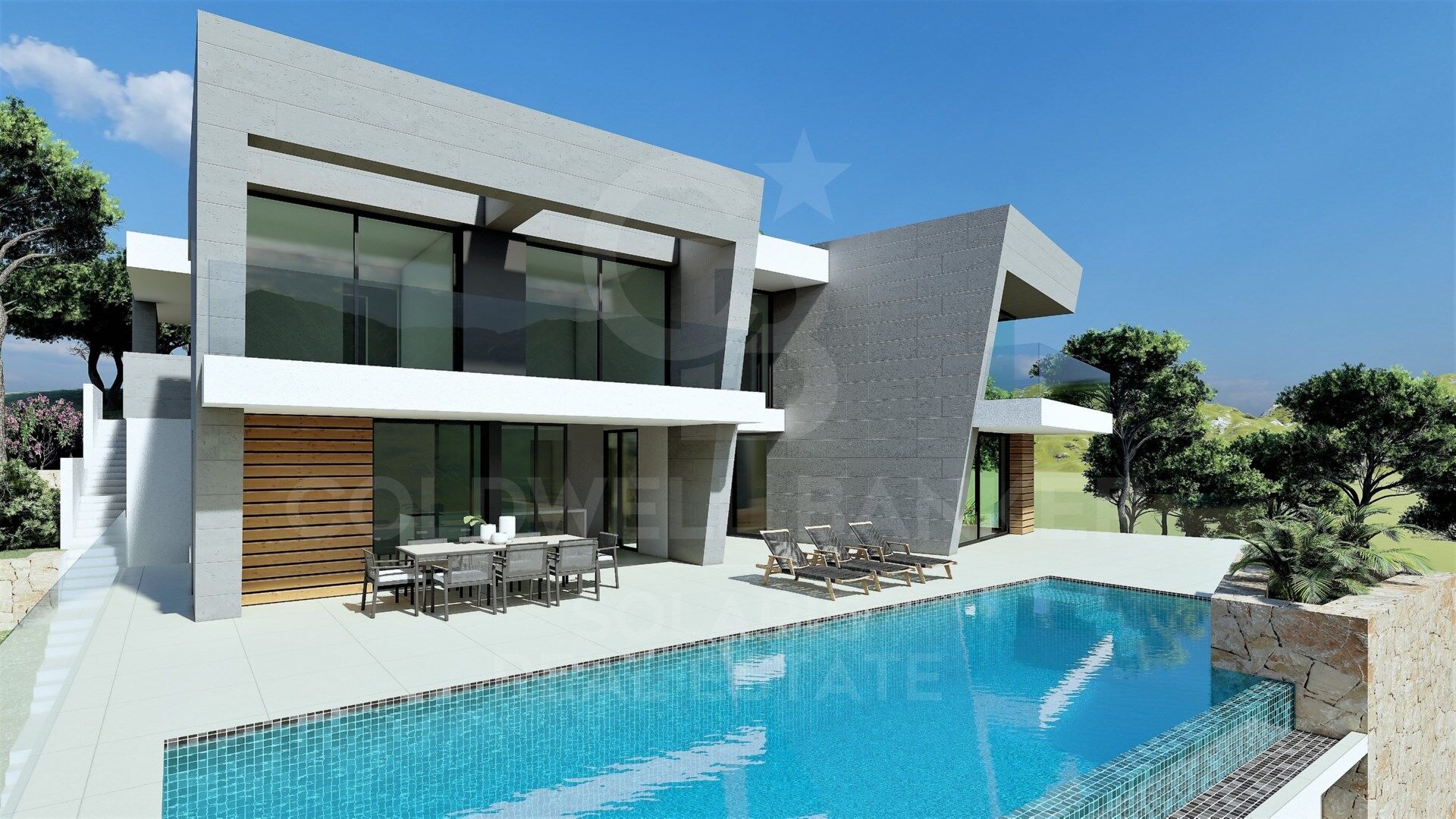 Villa de lujo de 3 habitaciones con vistas al mar en Benitachell