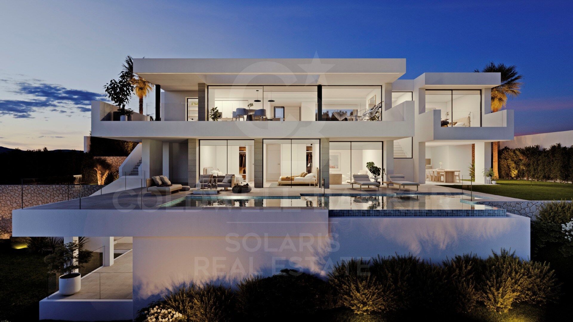 Villa de 3 dormitorios con vistas al mar en Cumbre del Sol