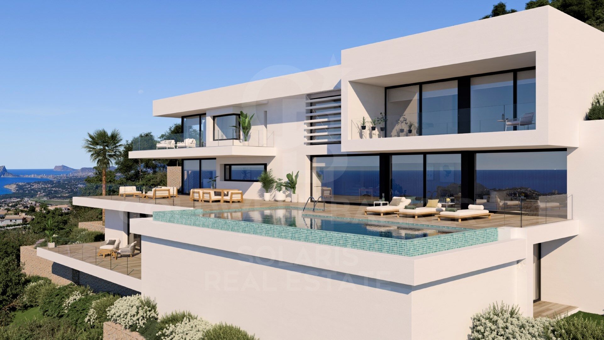 EN CONSTRUCTION - Villa de luxe exclusive de 5 chambres avec vue sur la mer à Benitachell