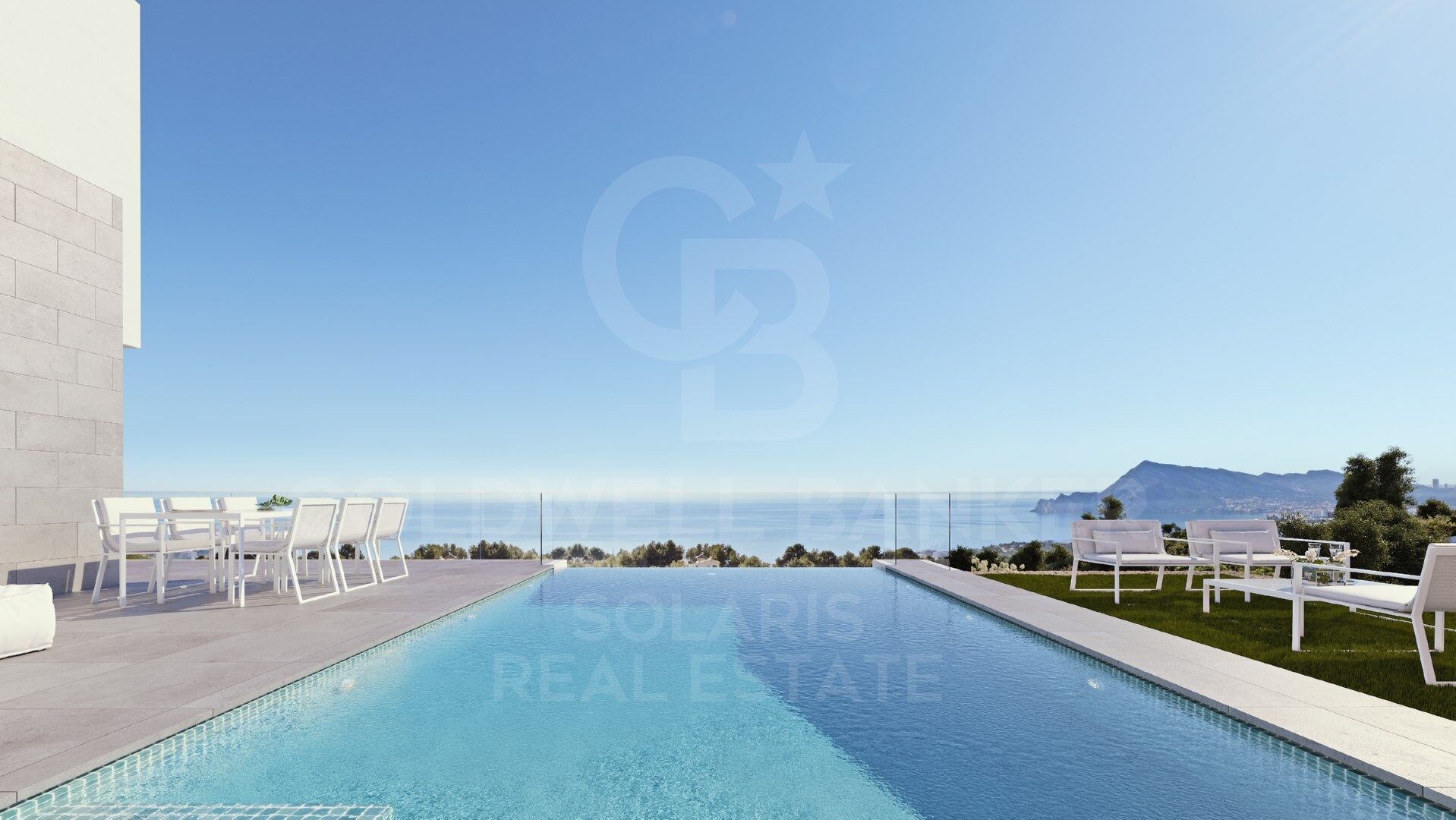 Luxuriöse Villa mit 4 Schlafzimmern und Meerblick in Altea Hills