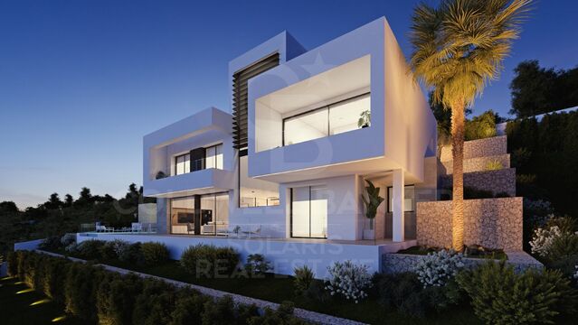 Luxury 4 bedroom villa with sea views in Altea Hills