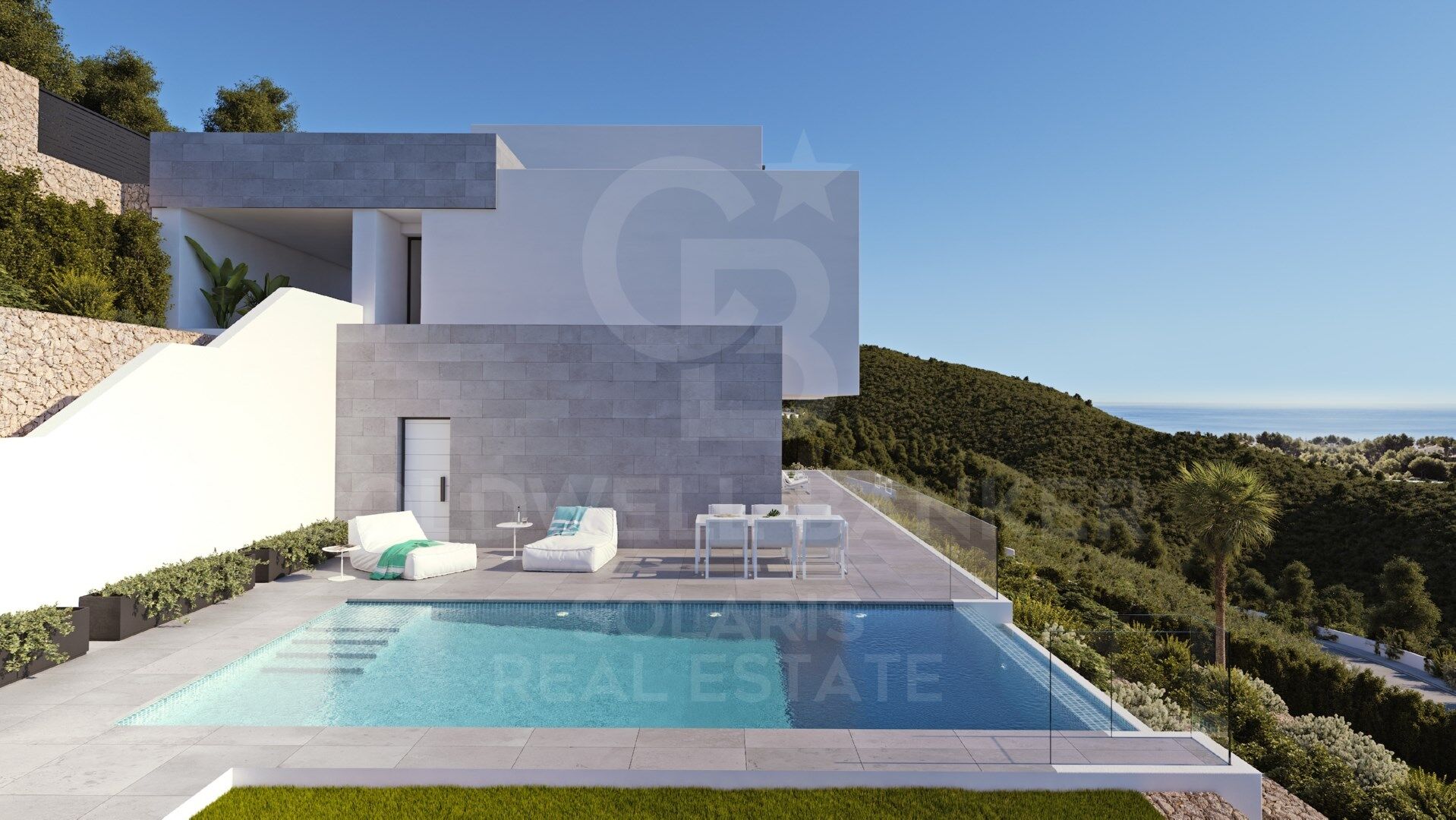 EN CONSTRUCTION - Villa de luxe de 4 chambres avec vue sur Altea Hills