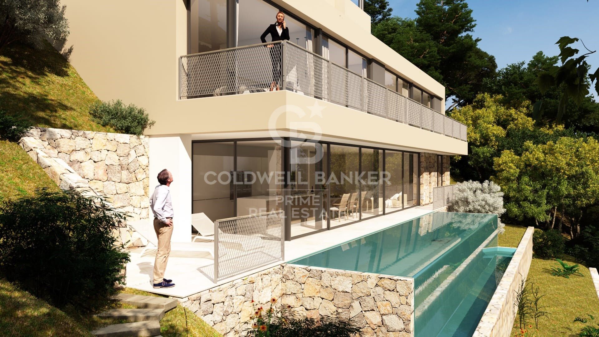 New luxury villa project on the seafront of La Borna, Begur