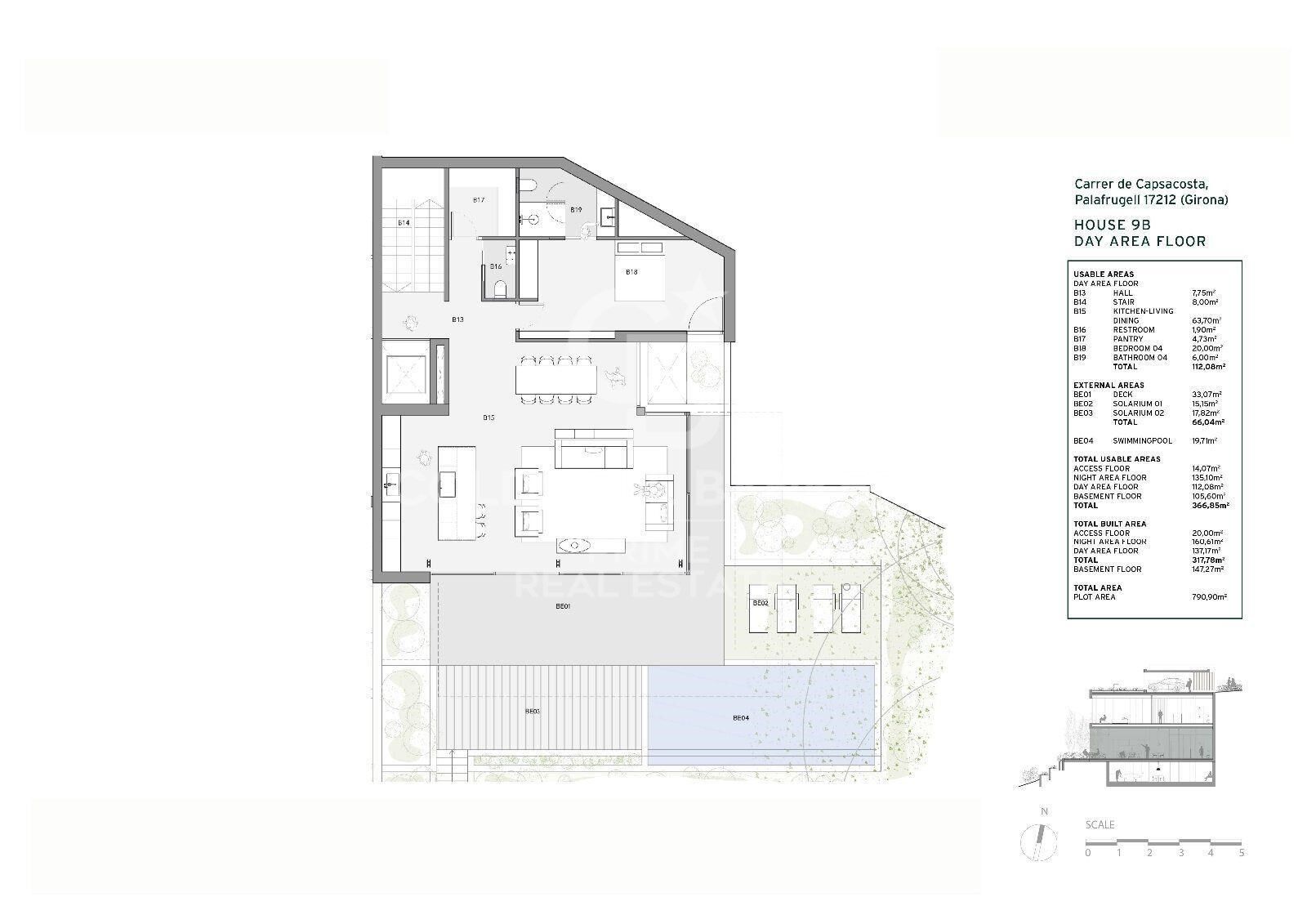 Brand new property for sale with sea views in Begur