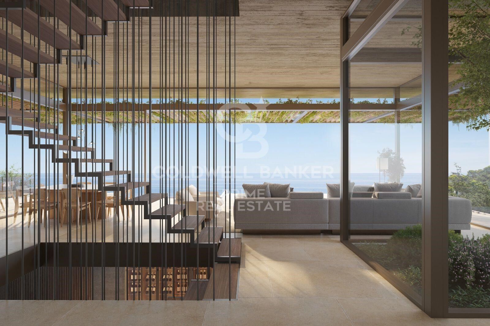 En vente, maisons jumelées neuves avec vue sur la mer à Begur